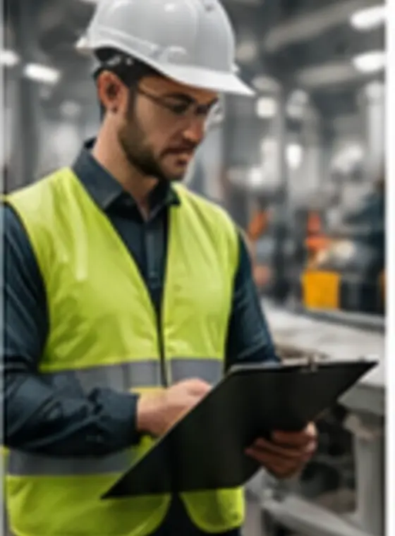 Especialista de segurança do trabalho em ambiente industrial